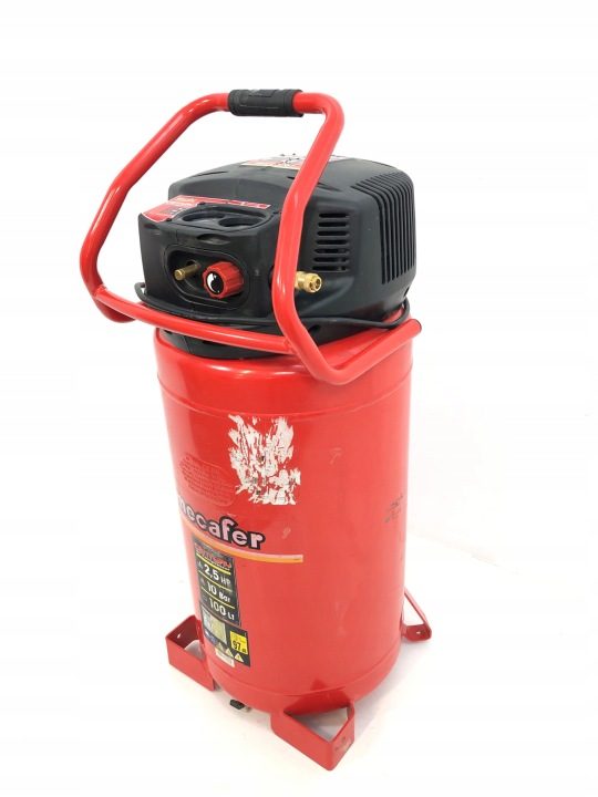 Компрессор Вертикальный NuAIR MECAFER 50L 10 бар ДВИГАТЕЛЬ На запчасти, фото 3