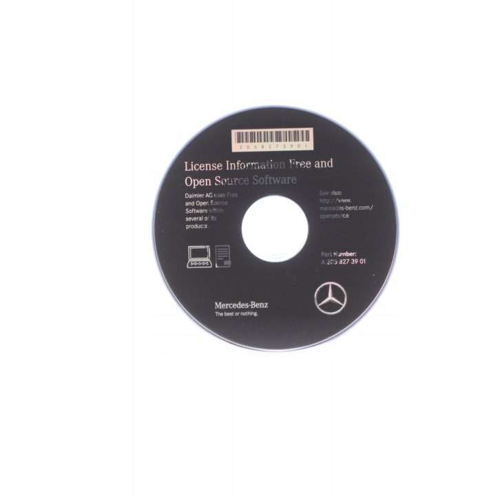 Mercedes W205 Панели CD Licencja Oprogramowanie A2058273901, фото 8
