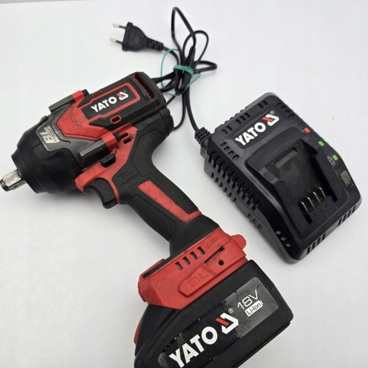 Yato ударный гайковерт аккумуляторный бесщеточный 1/2'' 18V 4Ah 1200 Н·м, фото 2