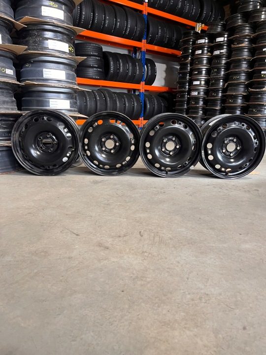 4× Штампованный диск Volkswagen OE VW FOX GOLF POLO IV V VI SKODA FABIA 6.0" x 15" 5x100 ET 38, фото 1