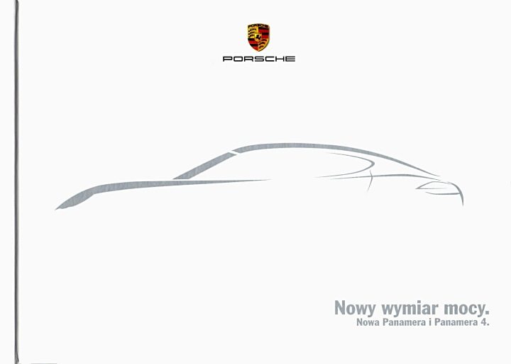 РЕКЛАМНЫЙ БУКЛЕТ № 1049 - PORSCHE. PANAMERA / PANAMERA 4, фото 1