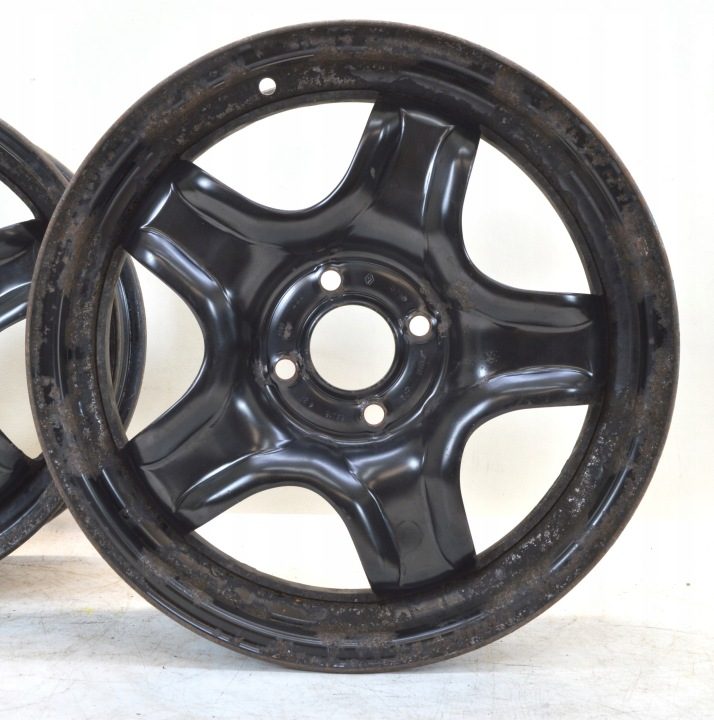 4× Штампованный диск Dacia OE RENAULT 37 6.0" x 16" 4x100 ET 37, фото 4
