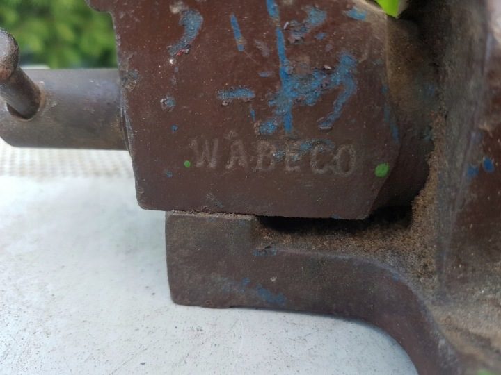 Тиски maszynowe 002 niemieckie WABECO 95 мм, фото 6