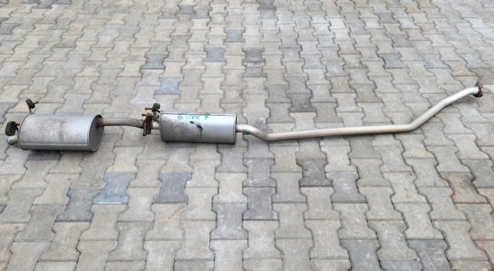 HONDA CIVIC VII 1.6 16V Выхлопная система Глушитель, фото 12