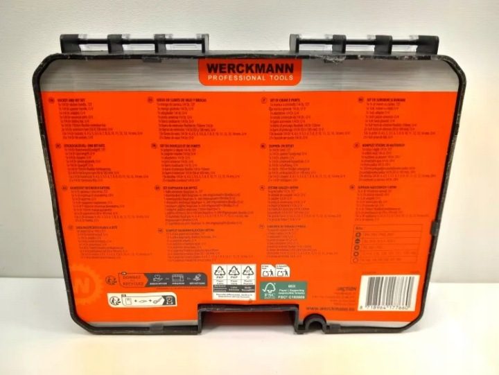 Комплект бит и гаек с трещоткой Werckmann 42 элементы, фото 2