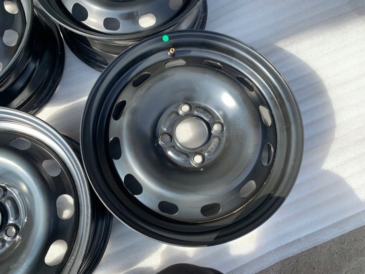 4× Штампованный диск Ford OE Et76-1100-AB 6.0" x 15" 4x108 ET 37,5, фото 5