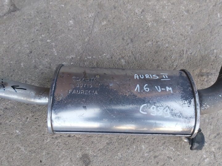 Toyota Auris II 1,6 Valvematic глушитель средний 50T03 задний 30T16, фото 5