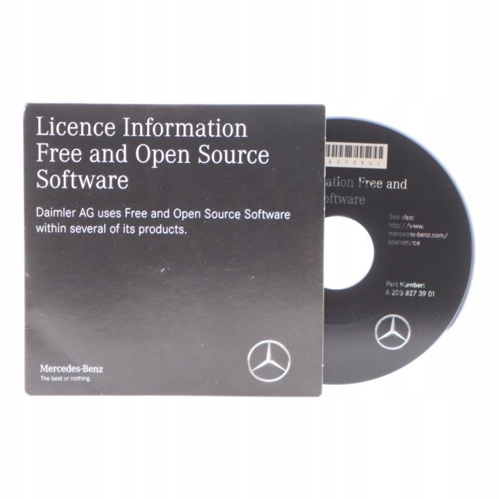 Mercedes W205 Панели CD Licencja Oprogramowanie A2058273901, фото 1