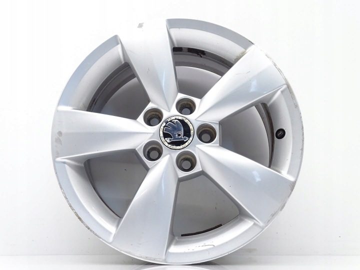 ДИСК КОЛЕСО ЛИТОЙ ДИСК R15 SKODA RAPID I 5J FABIA III 5X100 6J ET38 5JA601025, фото 3