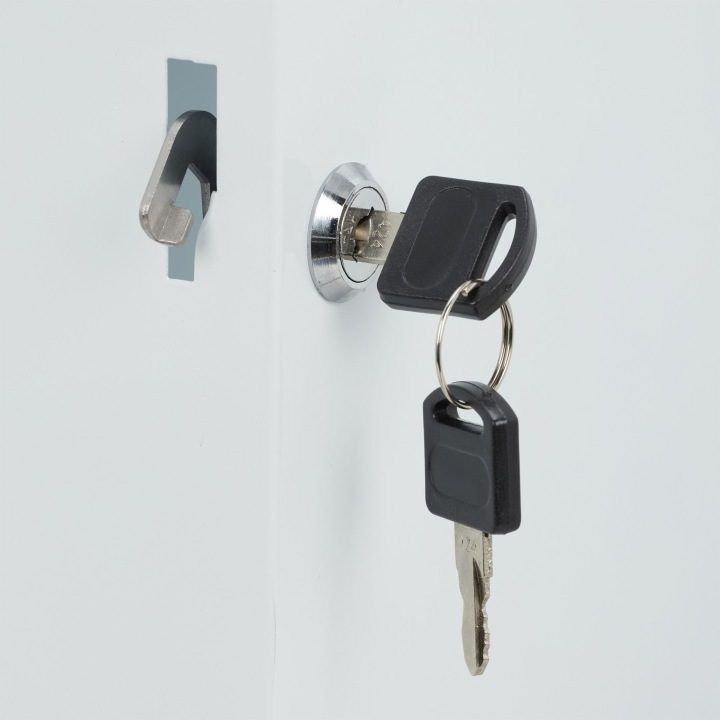 Аптечка Domowa Шкаф На Leki 2 Дв. Стальной На Ключ 11 Przegródek Белый, фото 9