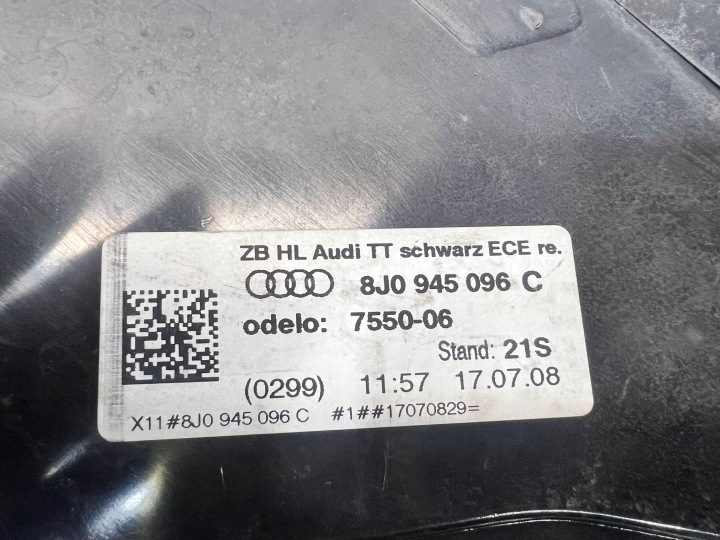 ФОНАРЬ ПРАВЫЙ ЗАДНИЙ AUDI TT 8J0945096C ПОВРЕЖДЕННЫЙ., фото 8