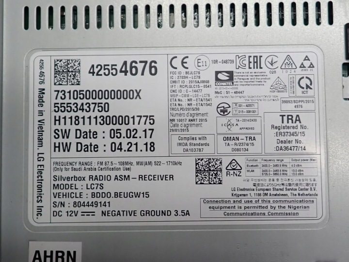 Навигация магнитола заводская оригинал 42578321 Opel Astra V K 18 г., фото 10