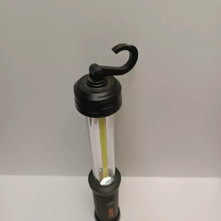 Фонарик гаражный магнит и крюк LED USB 5W темно-синий, фото 3