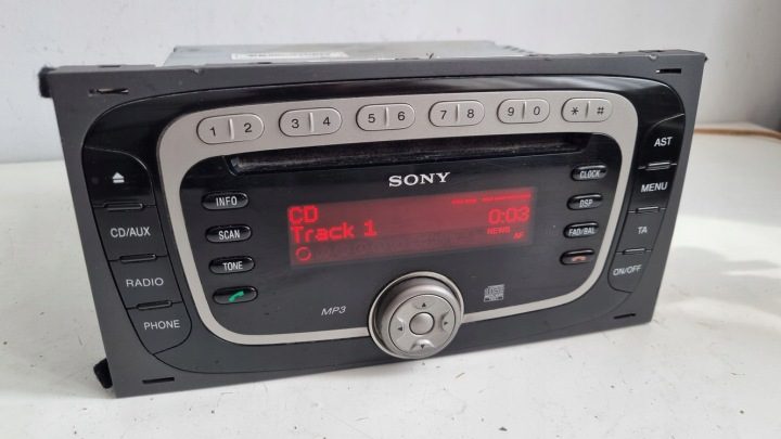Магнитола автомобильная Ford заводская 2-DIN RDS, фото 2
