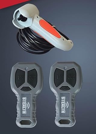 ЭЛЕКТРИЧЕСКАЯ ЛЕБЕДКА STEALTH WINCHES 1588 кг 12 В С STALOWĄ LINĄ 12.8 м, фото 3