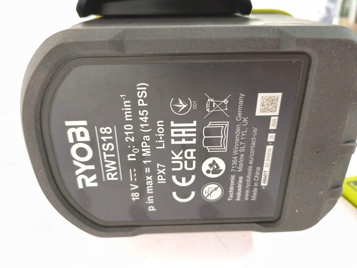 Ryobi RWTS18 Teleskopowa szczotka вращения аккумуляторный One+ 18V SOLO, фото 8