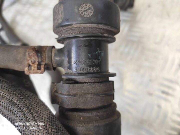 ПАТРУБОК ОХЛАЖДЕНИЯ МАГИСТРАЛЬ PEUGEOT PARTNER IV 1.5 BLUE HDI 310016884, фото 5