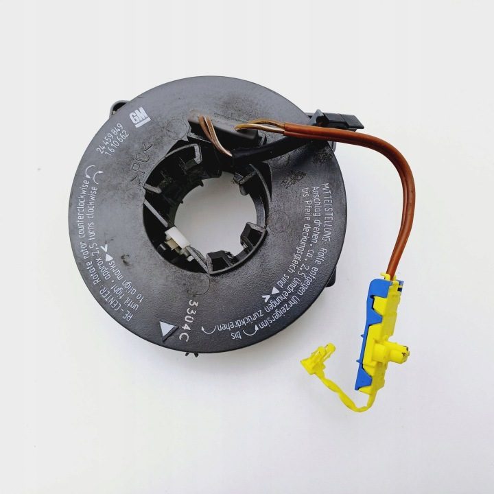 ШЛЕЙФ ПОД РУЛЬ OPEL CORSA C 1.2 БЕНЗИН 24459849 / 1610662 NR8, фото 1