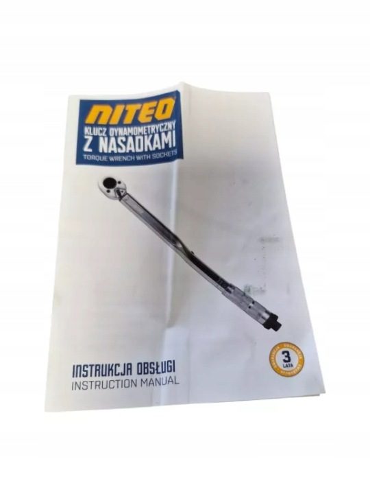КЛЮЧ ДИНАМОМЕТРИЧЕСКИЙ NITEO TOOLS TW0010-24 Z ГОЛОВКАМИ, фото 3