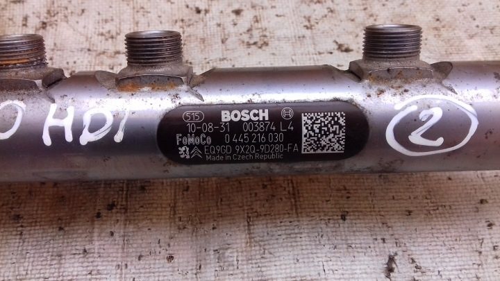 Датчик давления 0281006064 молдинг 0445216030 Citroen C5 III X7 3.0 HDI 08, фото 3