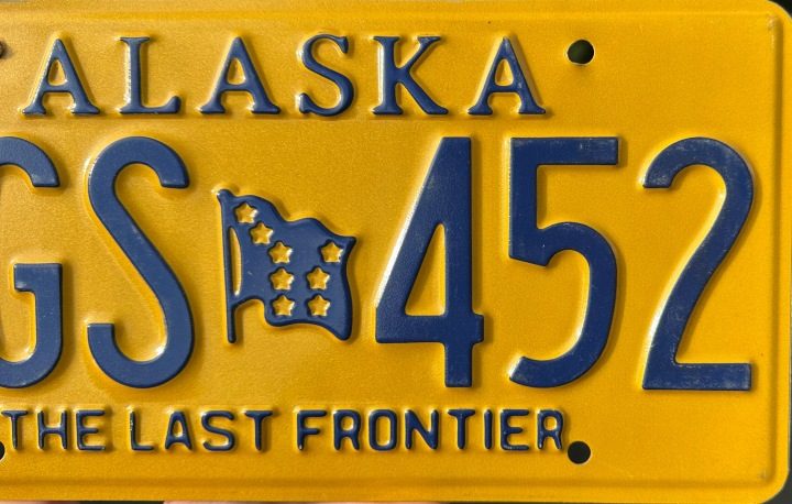 ALASKA табличка номерная с США rzadkość, фото 2