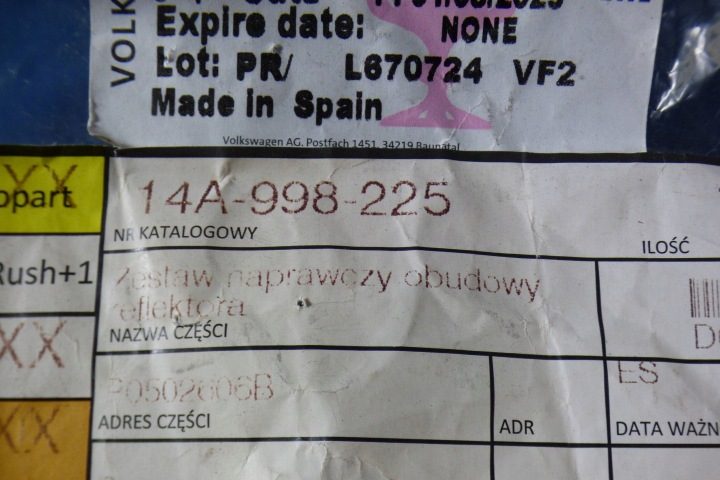 Volkswagen ID.7 крепление проушина фары левая 14A998225 ОРИГИНАЛ НОВЫЙ, фото 3