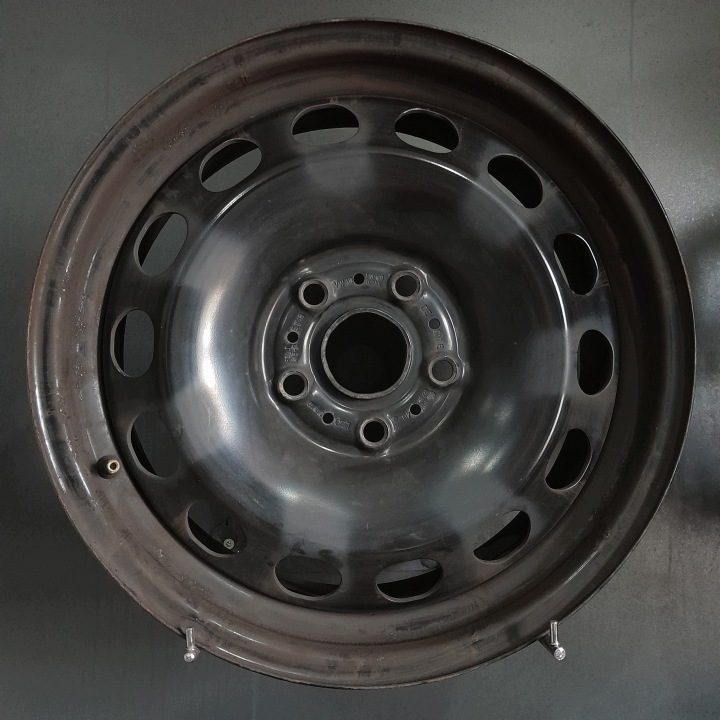 4× Штампованный диск Volkswagen OE 6.5" x 16" 5x112 ET 46, фото 3