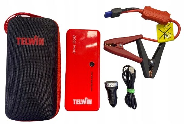 TELWIN DRIVE 1500 зарядное устройство пусковое устройство повербанк, фото 4