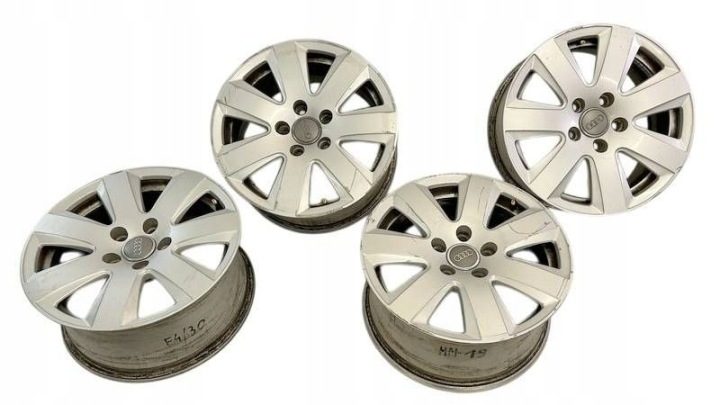 4× Литой диск Audi OE A6 S6 C6 4F 7.5" x 16" 5x112 ET 45, фото 1