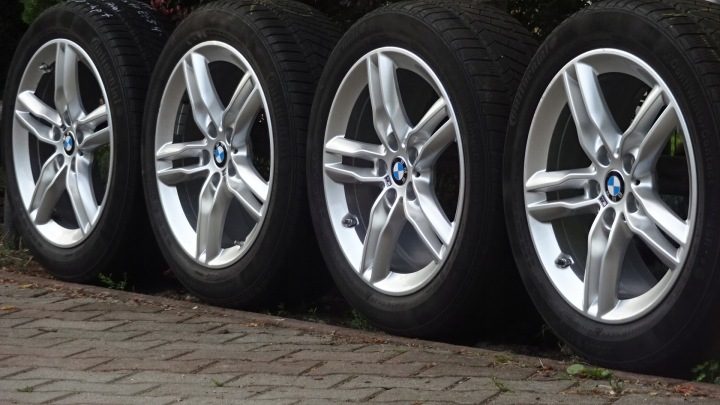 Колеса зимние 17'' 5x112 BMW 205/55R17 ET54 TPMS литые диски, фото 3