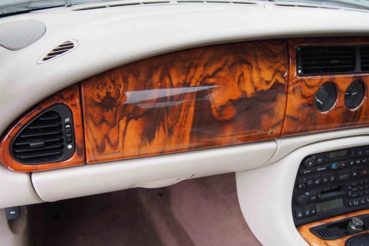 ДЕКОР РАМКА ДЕРЕВО ПРАВОЙ РЕШЕТКИ ОБДУВА С КОНСОЛИ JAGUAR XK XK8 XKR X100, фото 3