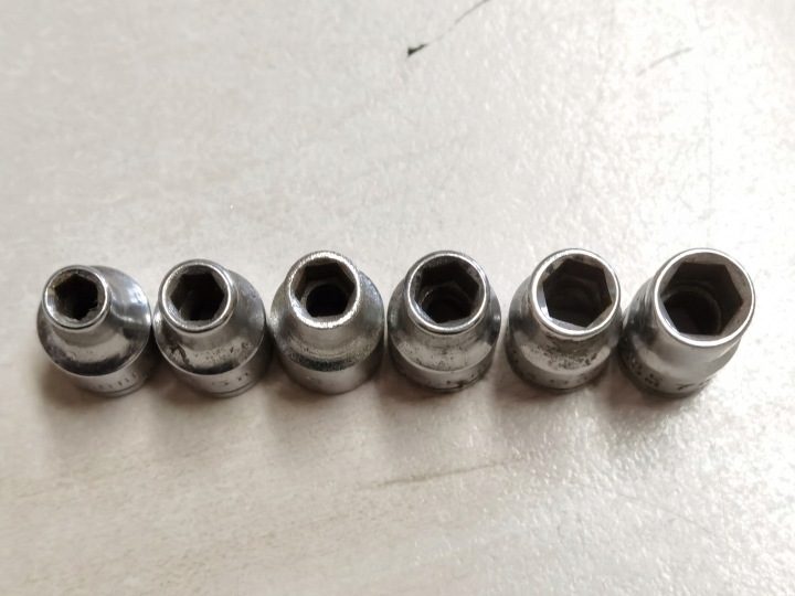 Набор головок 1/4" 6-kątnych 4-7mm, фото 4