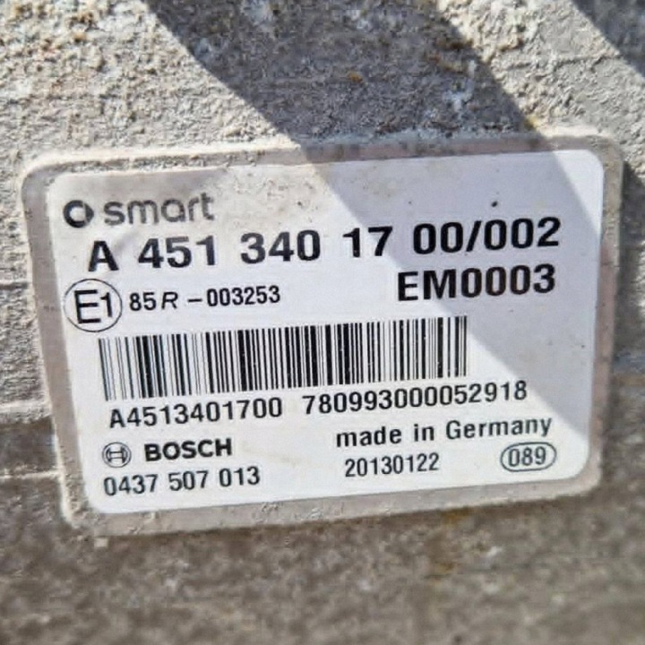 Двигатель электрический EV Smart Fortwo III C453 A4513401700, фото 9