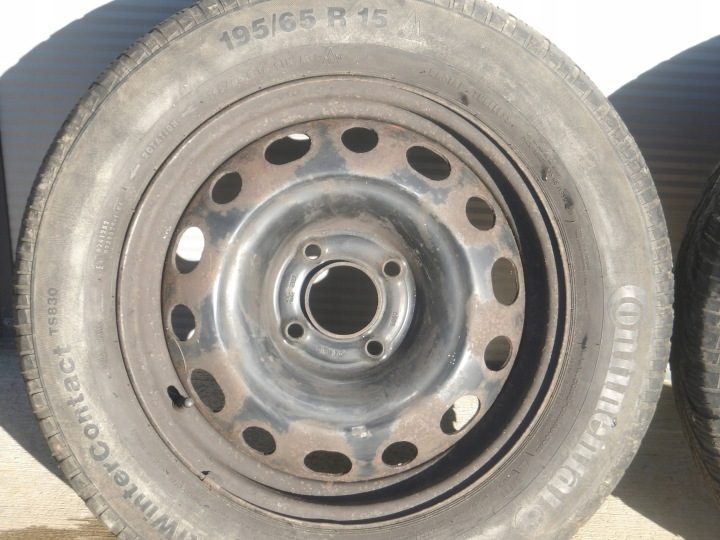 4× Штампованный диск Peugeot OE 6.5" x 15" 4x108 ET 27, фото 2