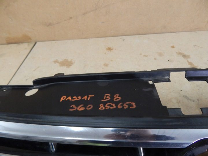 РЕШЕТКА РАДИАТОРА БАМПЕРА ПЕРЕДНЯЯ VW PASSAT B8 3G0853653 ОРИГИНАЛ ЕВРОПА, фото 6
