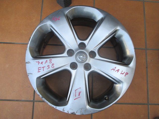 4× Литой диск Opel OE MOKKA AAWP 7.0" x 18" 5x105 ET 38, фото 9