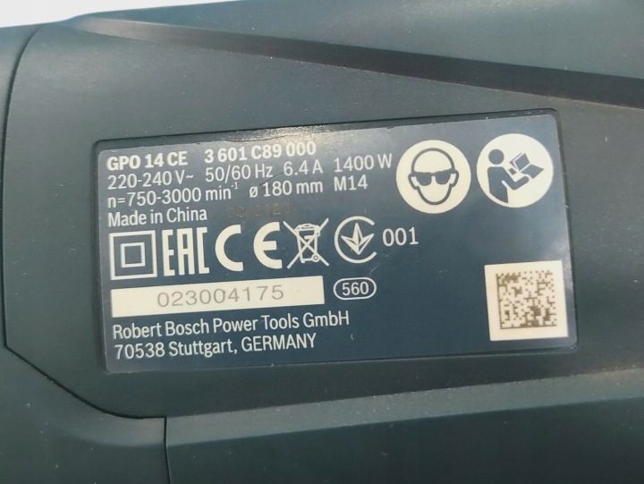 Полировальная машинка Bosch 0601389000 1400 Вт, фото 3