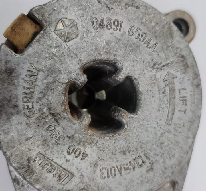 Chrysler OE 04891659AA натяжитель приводного ремня поликлинового, фото 3