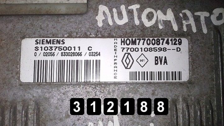 1998 Renault Espace ЭБУ HOM7700874129 S103750011C, фото 2