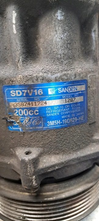 VOLVO FORD 2.0D D4204T КОМПРЕССОР КОНДИЦИОНЕРА 3M5H-19D629-HE 3587411724, фото 3