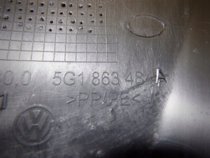 VW GOLF VII ЗАЩИТА МОЛДИНГ ПОРОГА ПРАВЫЙ 5G1863484A, фото 4