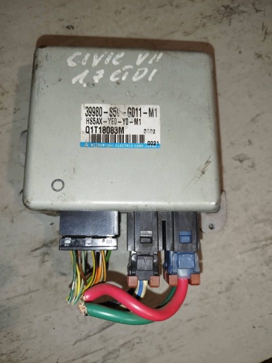 Блок управления ЭУР руля Honda Civic VII Q1T18083M 39980S5NG011M1, фото 1