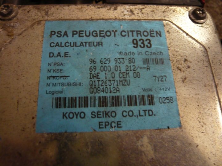 Блок управления ЭУР руля Citroen C2 2008 9662993380, фото 2