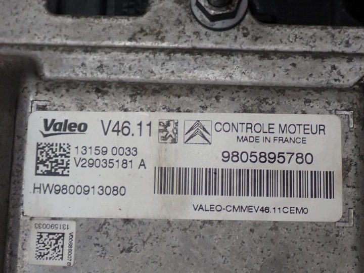 ЭБУ двигателя основание 9805895780 Peugeot 208 13 г., фото 3