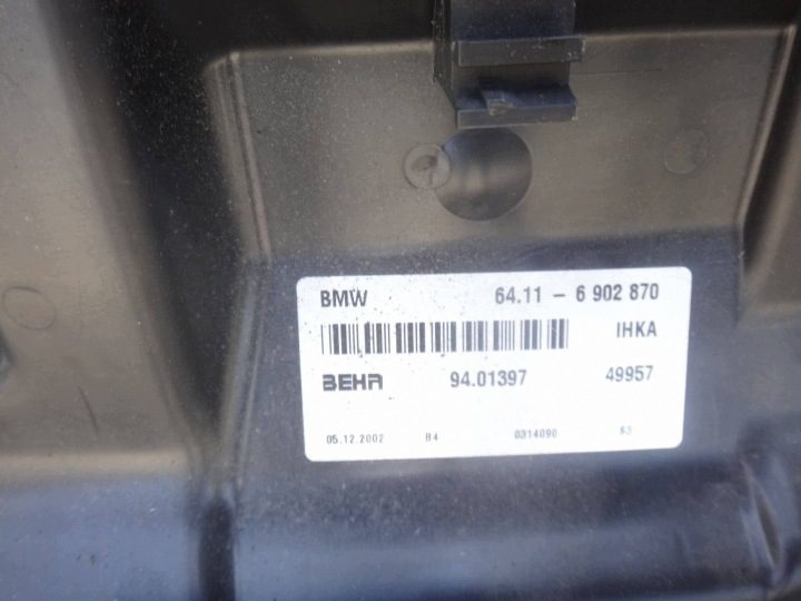 КОРПУС ПЕЧКИ ОТОПИТЕЛЬ BMW E46 ЕВРОПА 6902870, фото 2