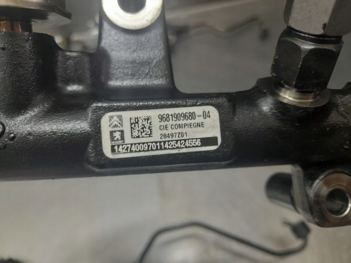 Peugeot Ford 2.0 HDI TDCI топливная рампа датчики комплект 9681909680, фото 2