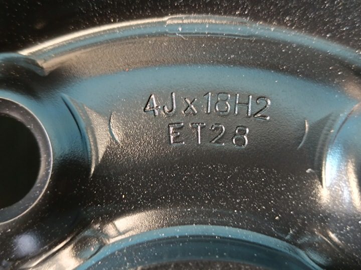 VW TIGUAN II 2 РЕСТАЙЛИНГ 2020 г. КОЛЕСО ЗАПАСНОЕ ДОКАТКА R18 5x112 5QF601027H, фото 9