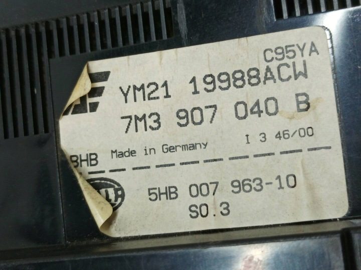 БЛОК УПРАВЛЕНИЯ ПЕЧКОЙ 7M3907040B VW Volkswagen Sharan I (1995-2010), фото 3