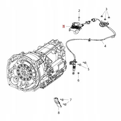 Кронштейн ручного JEEP WRANGLER JL GLADIATOR JT 68282471AD, фото 4