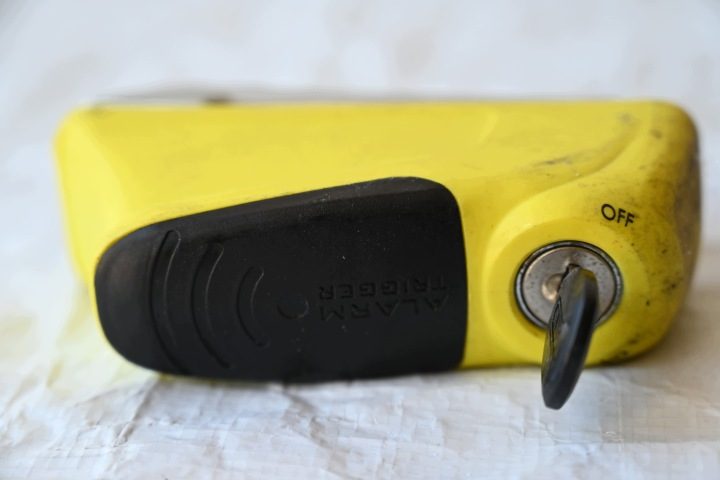 Блокиратор диска тормозного Abus Trigger сигнализация 350, фото 2